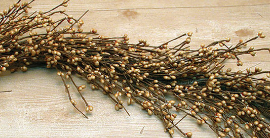 Old Gold Pip Garland 4 ft.