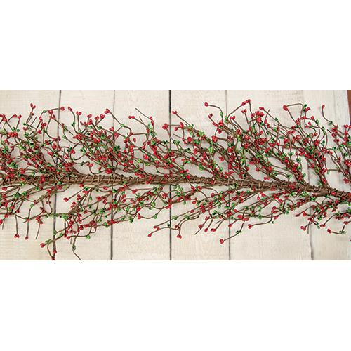 Red/Green Pip Garland 4 ft.