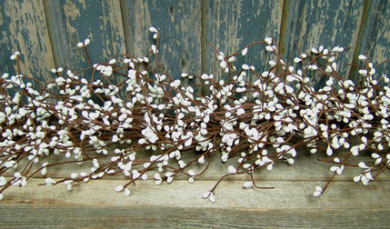 Snow White Pip Garland 4 ft.