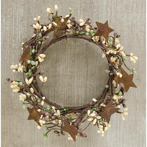 Pip Berry Ring With Stars Coffee Bean Mix 4"