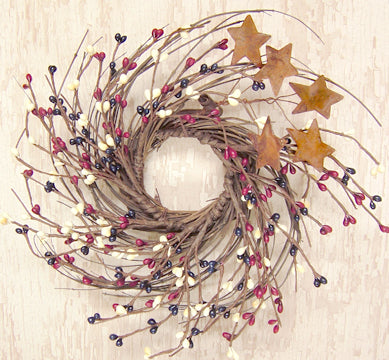 10" Country Mix Pip & Twig Wreath