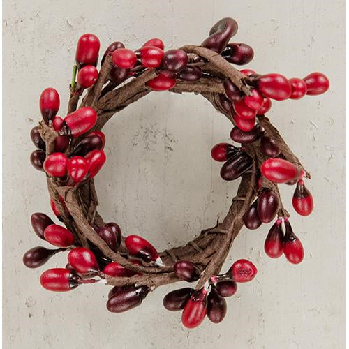 1.5" Red/Burgundy Mini Pip Ring