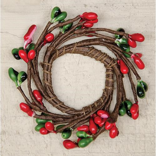 1.5" Red/Green Mini Pip Ring