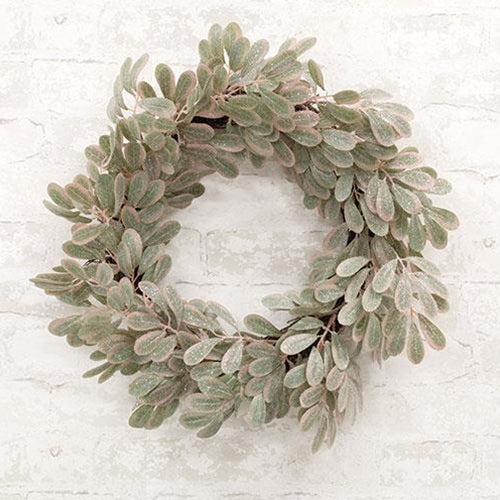 Sparkle Holiday Mistletoe Twig Wreath