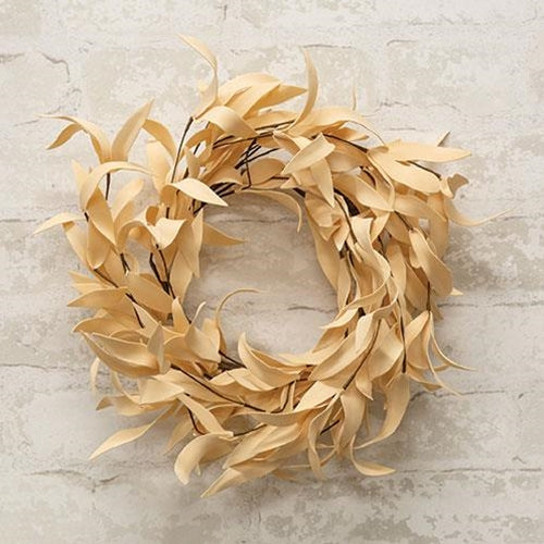 Buttercup Herb Leaves Wreath 6.5"