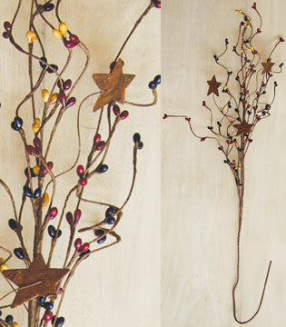 Colonial Pip & Star Spray 24"