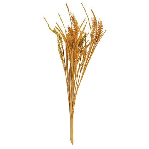 Wheat and Dried Grass Pick 18"
