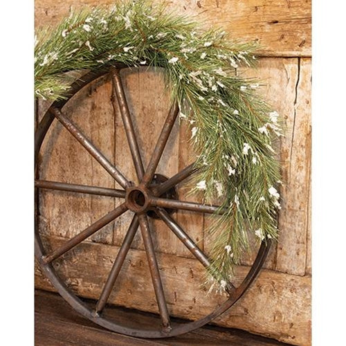 Snowy Silver Fir Garland 6ft