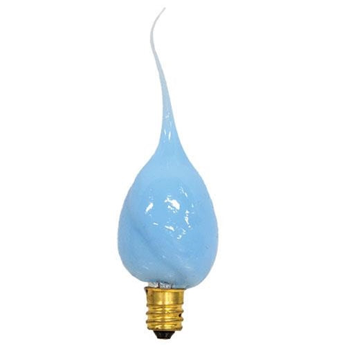 Pastel Blue Bulb Candelabra Base 4W