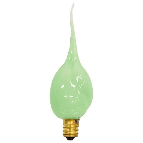 Pastel Green Bulb Candelabra Base 4W