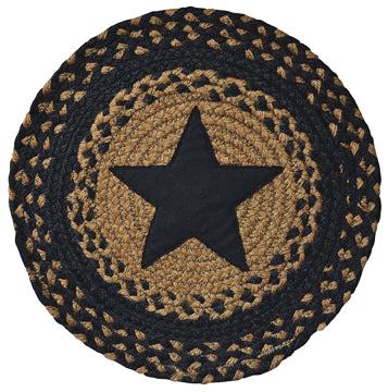 Star Braided Mat Black