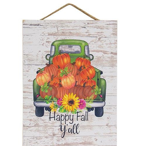 Happy Fall Y'all Hanging Sign