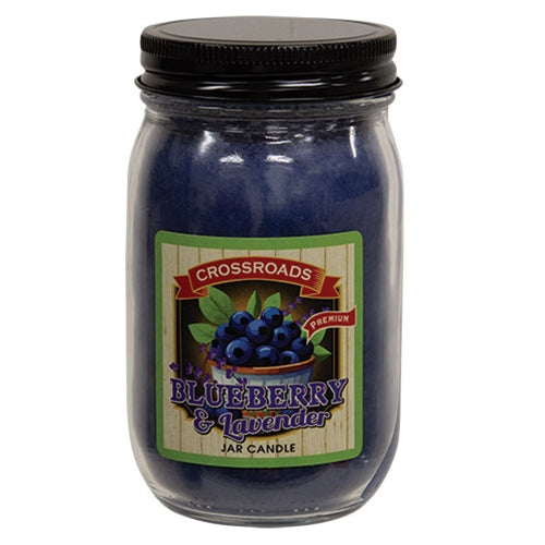 Blueberry & Lavender 12oz. Pint Jar Candle
