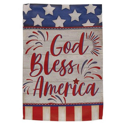 God Bless American Garden Flag