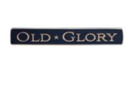 Old Glory Engraved Block 12"