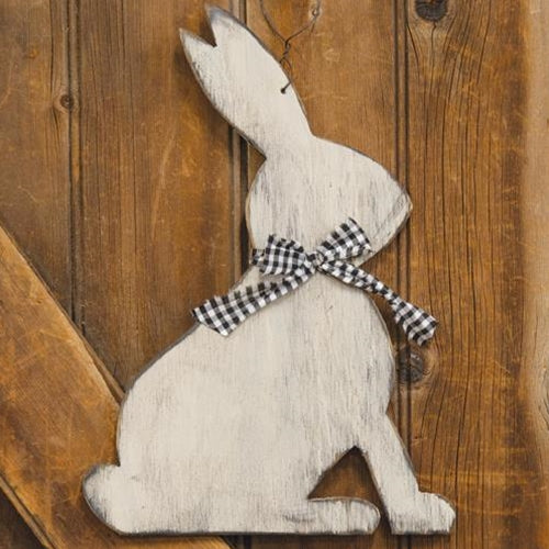 Distressed Sitting Bunny Hanger