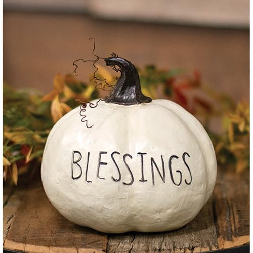 Blessings Resin Pumpkin