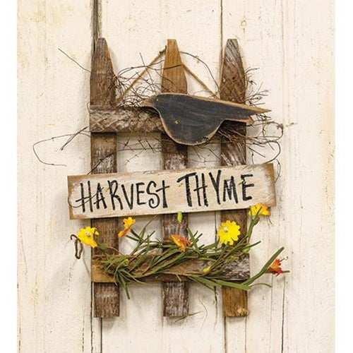 Hanging Lath Harvest Time Gate