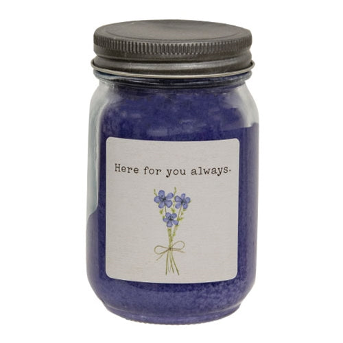 Here For You Always Lilac Pint Jar Candle