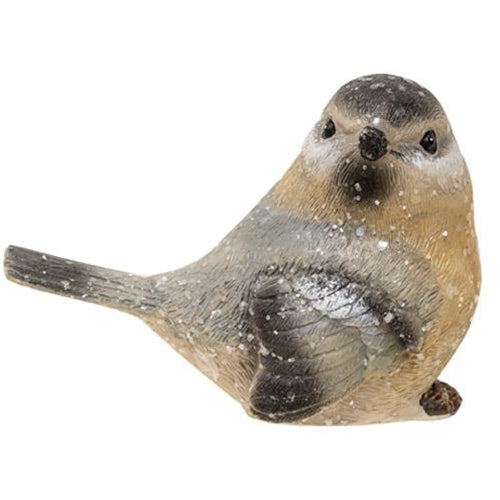 Resin Holiday Bird Figure 4" 3 Asstd.