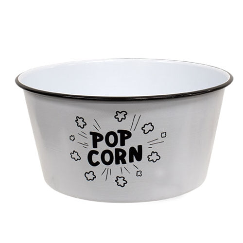 Enamel Popcorn Art Bowl