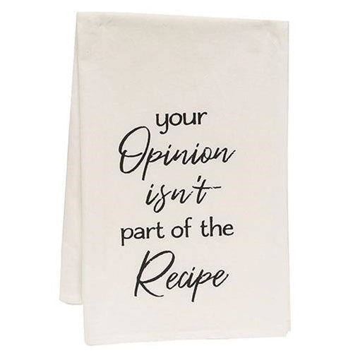 Your Opinion Dish Towel