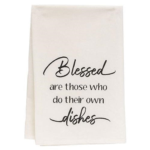 Blessed Are Those Who Do Dishes Dish Towel