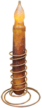 Rusty Spiral Taper Stand