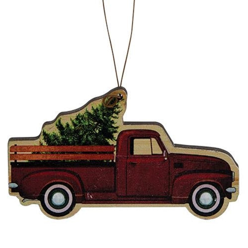 Fresh Cut Tree Truck Ornament