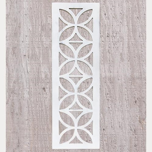 Distressed White Architectural Cutout