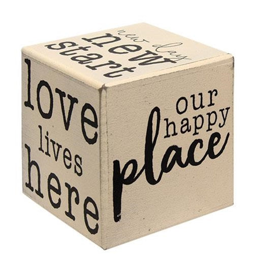 Our Happy Place Six-Sided Block