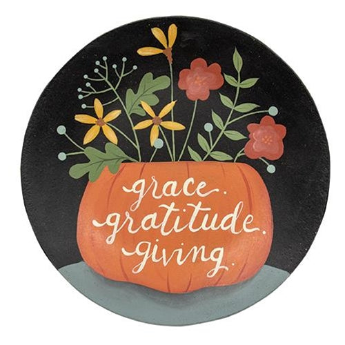 Grace Gratitude and Giving Plate