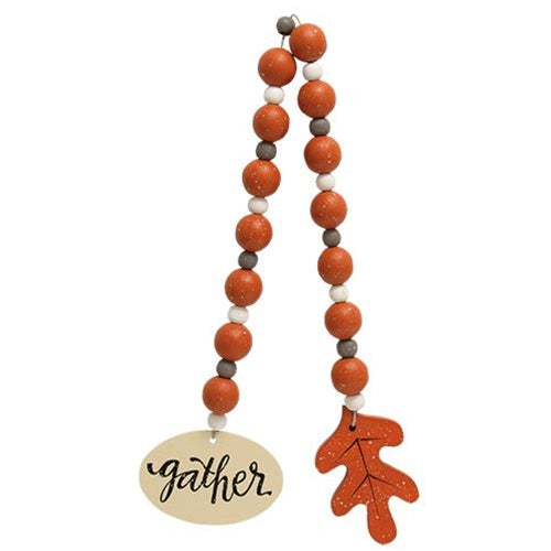 Beaded Gather Tag