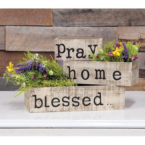 3/Set Blessed Home Pray Boxes