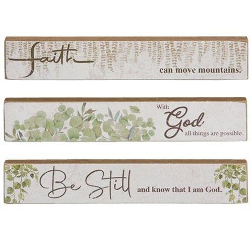 Be Still Mini Stick 3 Asstd.