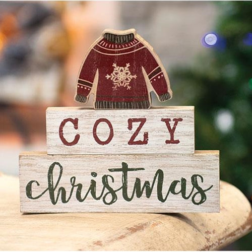 3/Set Cozy Christmas Sweater Stackers