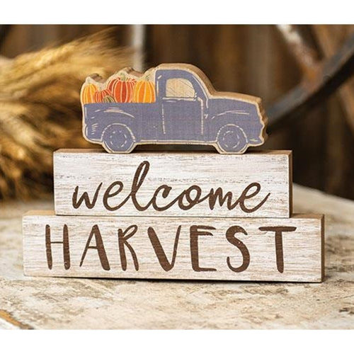 3/Set Welcome Harvest Truck Stackers