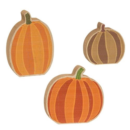 3/Set Chunky Pumpkin Sitters
