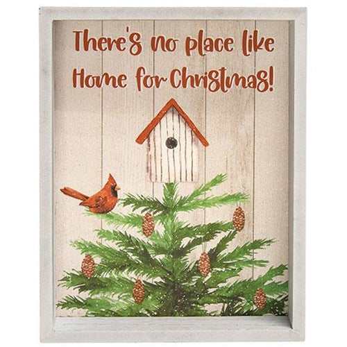 No Place Like Home Inset Box Sign