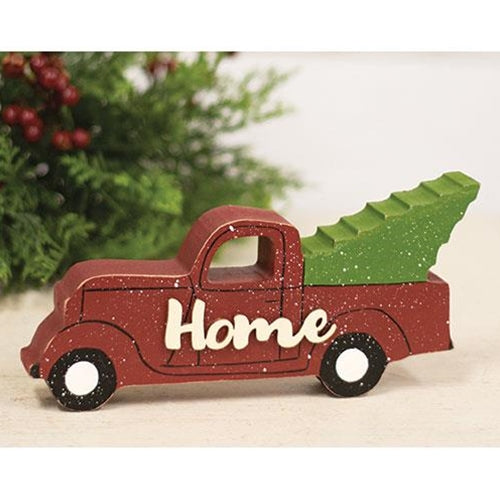 Home Christmas Truck Chunky Sitter