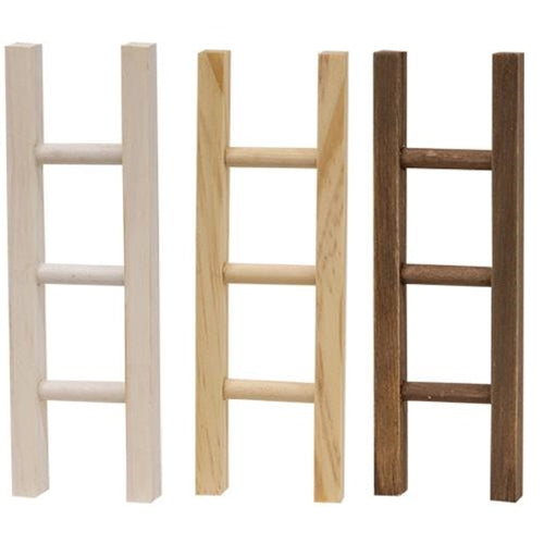Mini Wooden Ladder 3 Asstd.