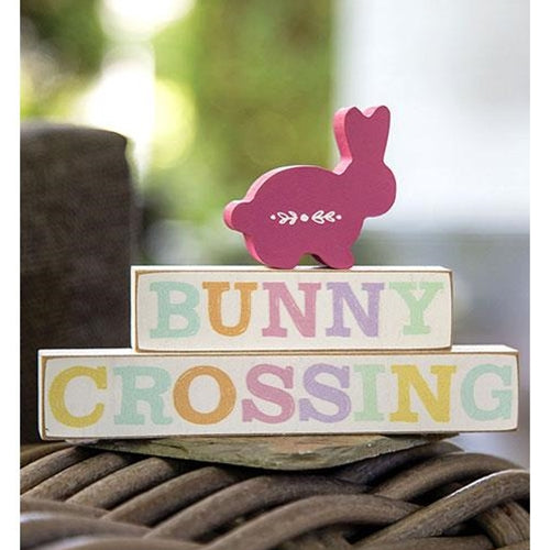 3/Set Bunny Crossing Block Stackers