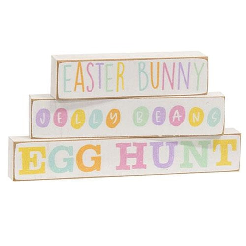 3/Set Easter Bunny Pastel Block Stackers