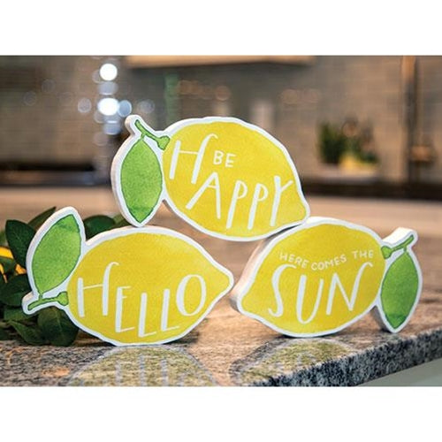 Be Happy Chunky Lemon Sitter 3 Asstd.