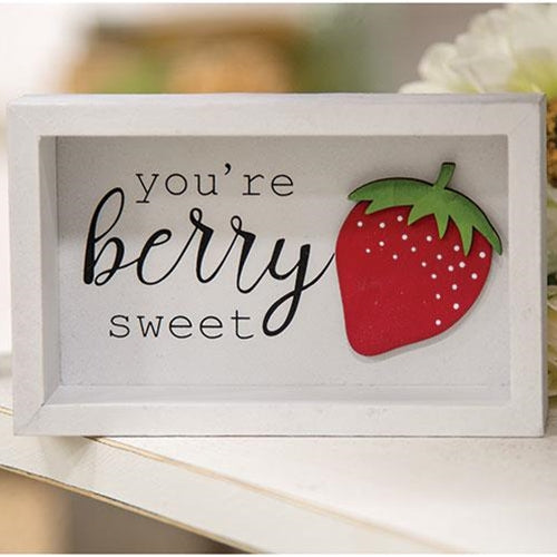 You're Berry Sweet Shadowbox Frame