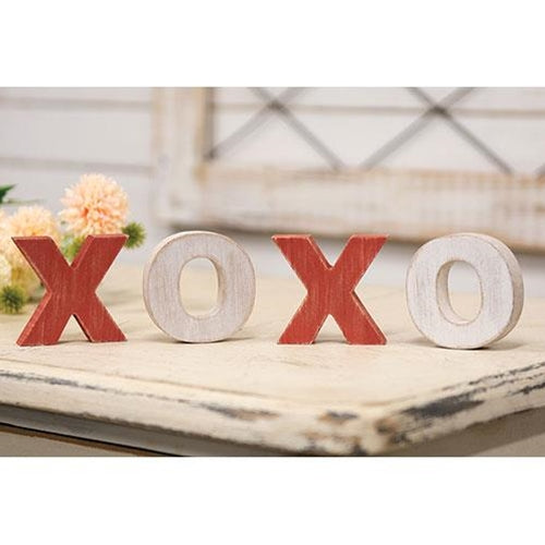 4/Set XOXO Standing Letters
