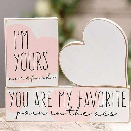 3/Set I'm Yours Blocks