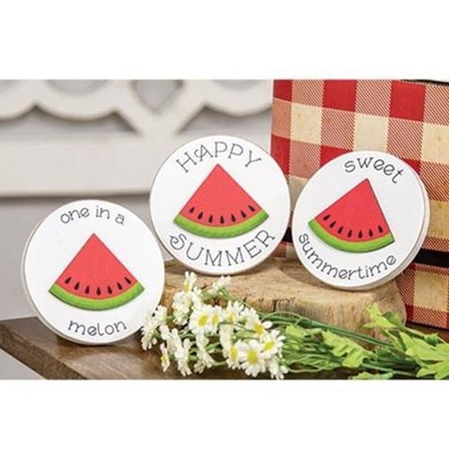 One in a Melon Mini Round Easel Sign 3 Asstd.