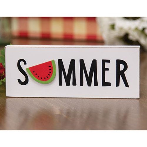 Summer With Watermelon Block