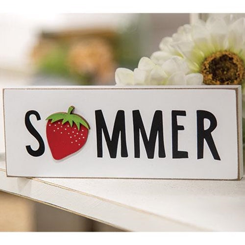 Summer With Strawberry Block